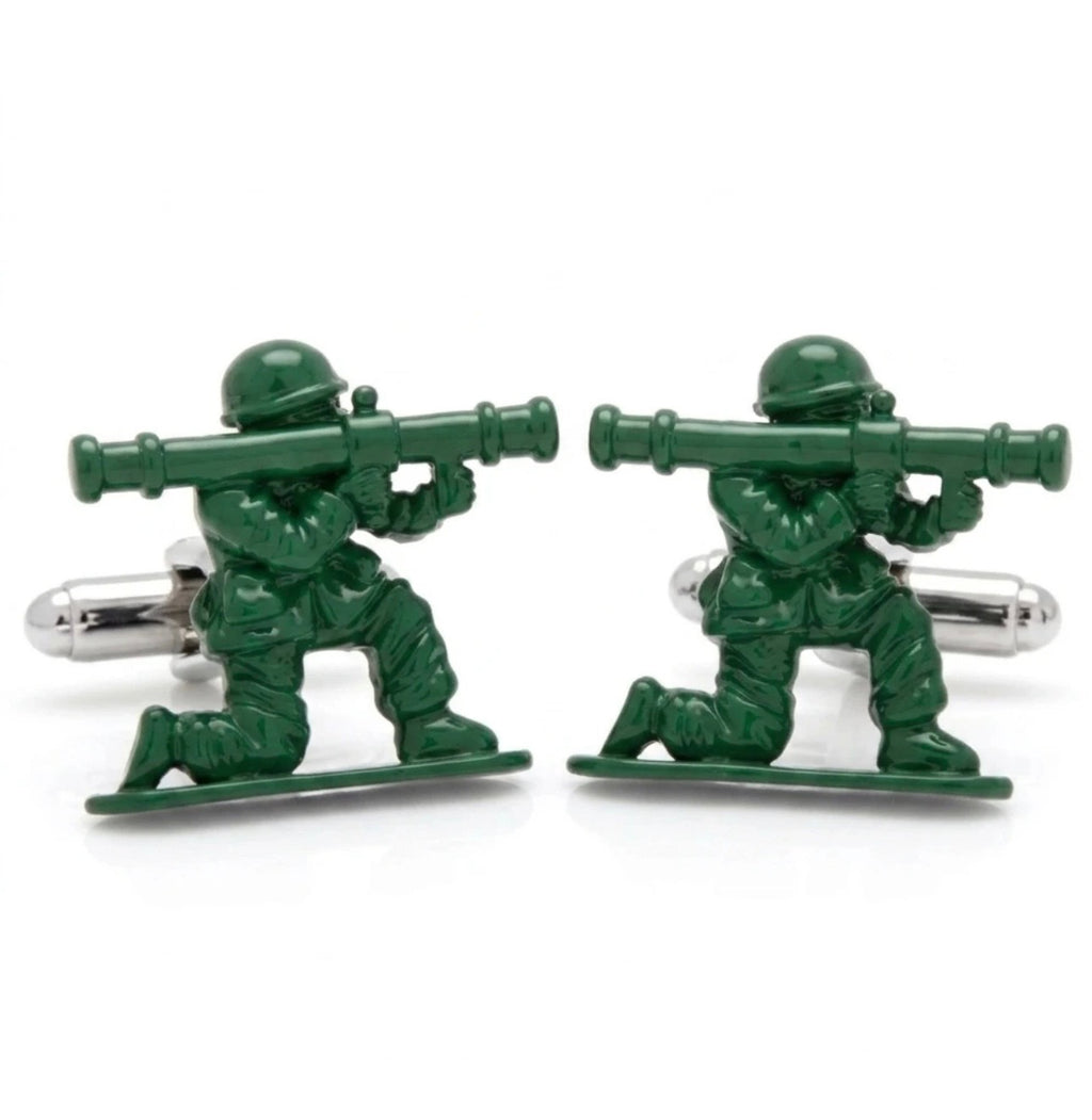 Green Army Men Cufflinks