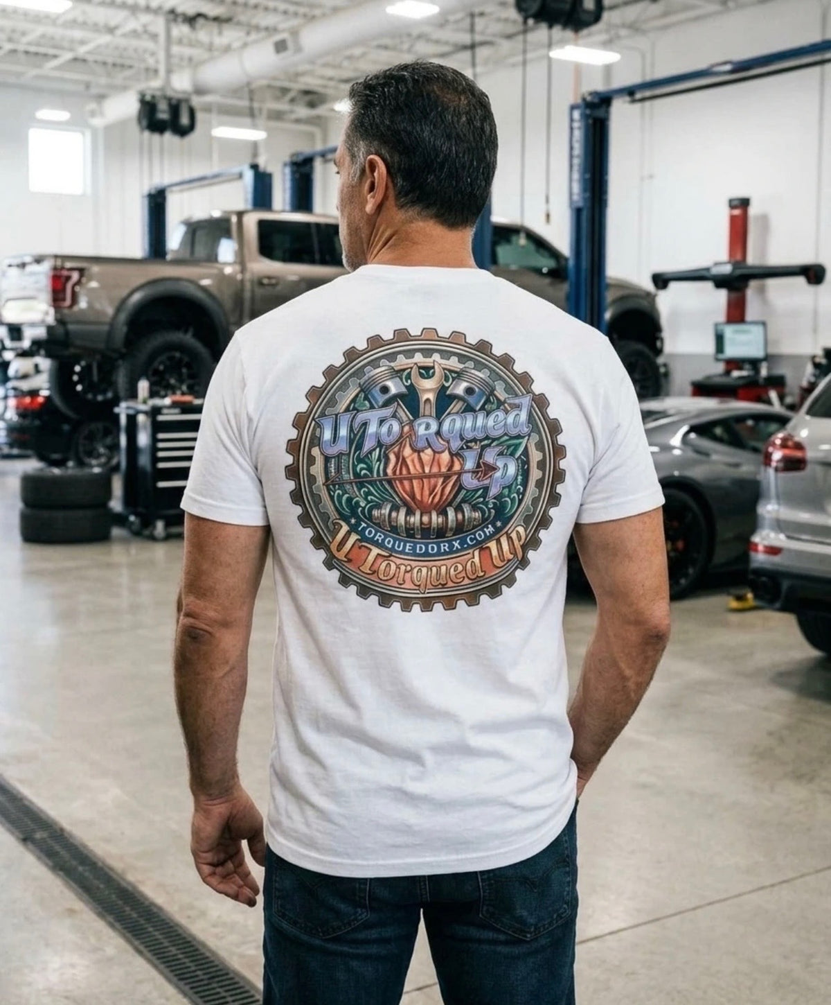 U Torqued Up White T Shirt