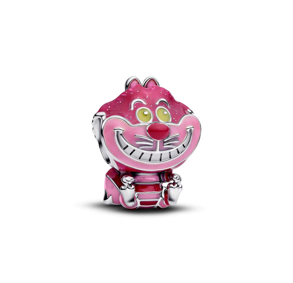 Happy Cat Sterling Silver Bead Charm