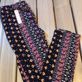 Leggings Paisley Multi Color One Size Buttery Soft