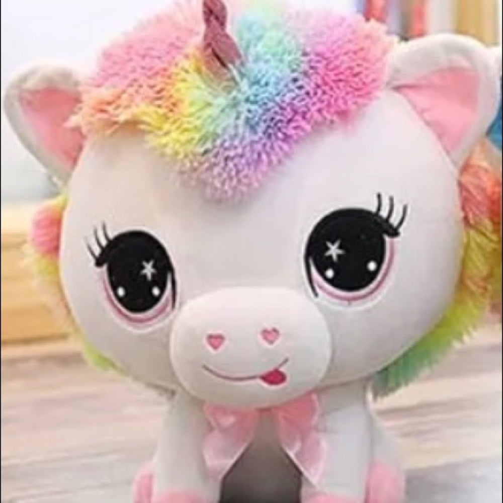 Unicorn Pink Hooves Stuffed Animal Plush New