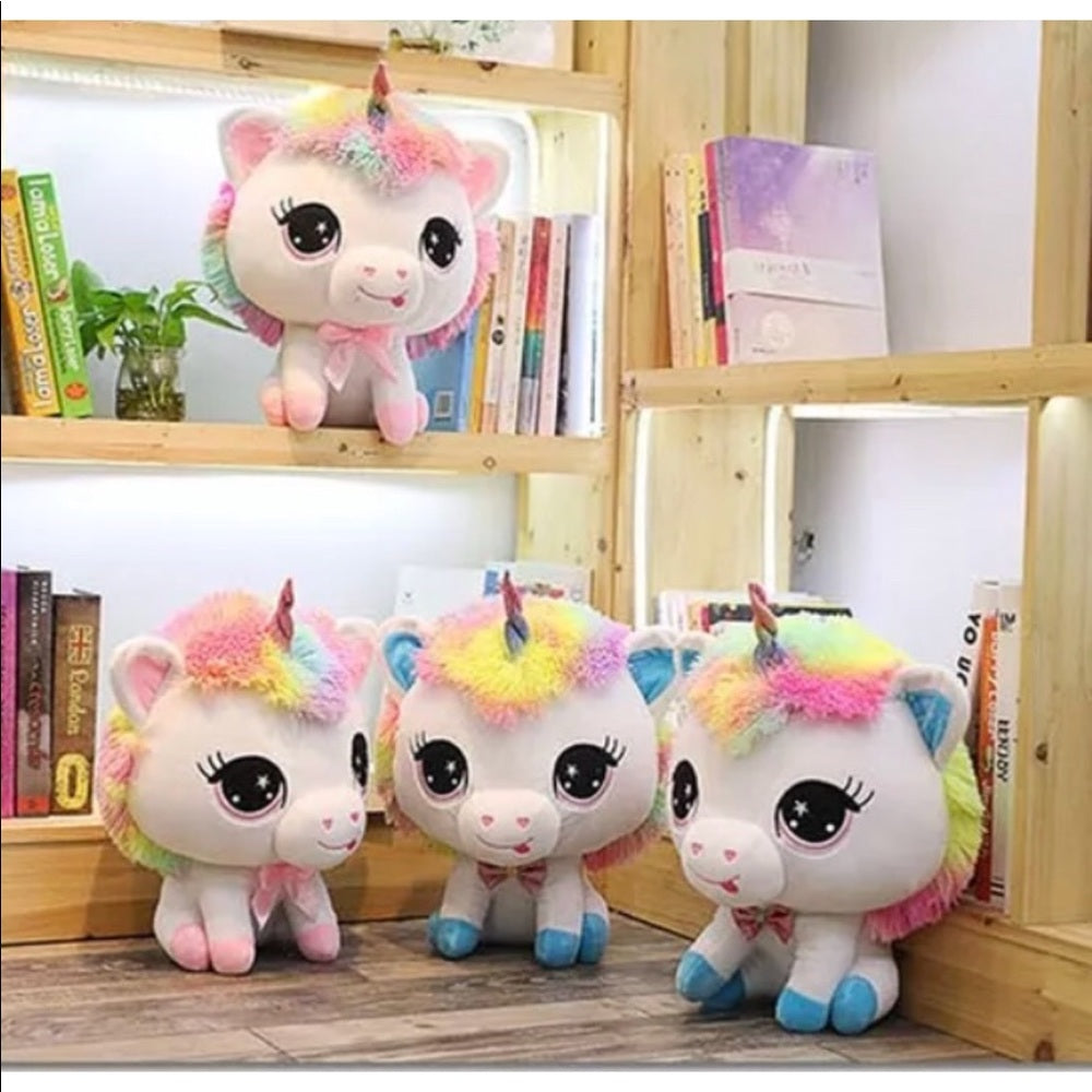 Unicorn Pink Hooves Stuffed Animal Plush New