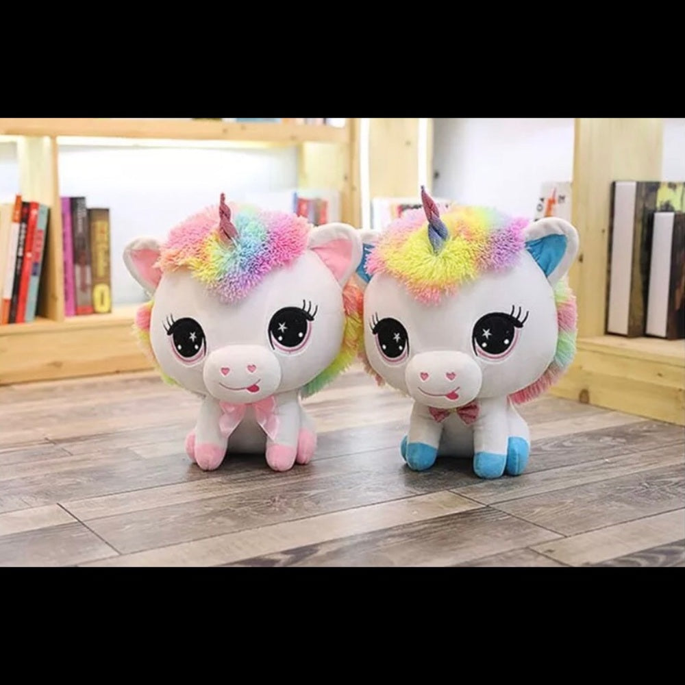 Unicorn Blue Hooves Stuffed Animal Plush New