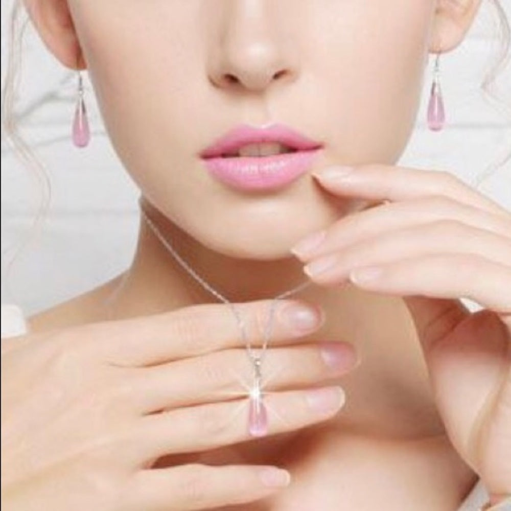 Pink Sugar Necklace Sterling Silver