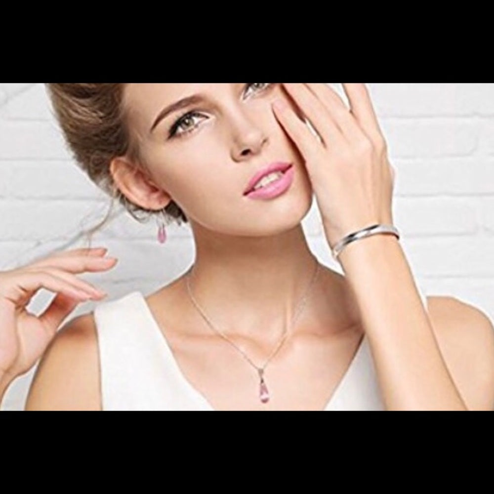 Pink Sugar Necklace Sterling Silver