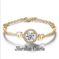 Tennis Bracelet Zirconia Gold Plated Adjustable