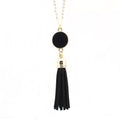 New Orleans Saints Black French Drop Necklace New