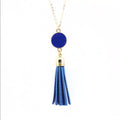 UK Kentucky Royal Blue French Drop Necklace
