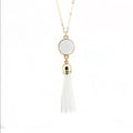 White French Drop Necklace 36 Inch New With Tags
