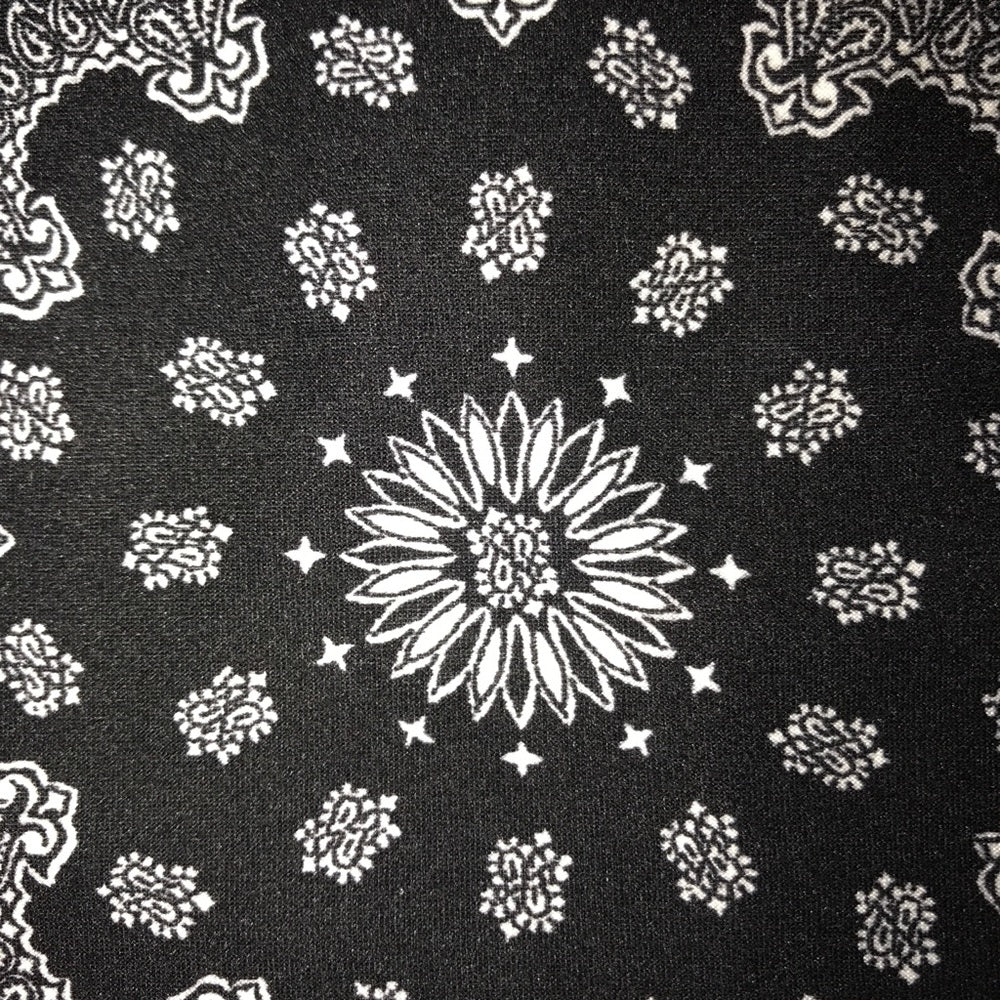 Leggings Black White Medallion One Size New