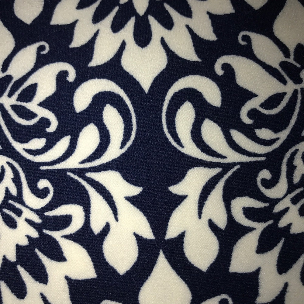 Leggings Blue Palace Crests One Size Buttery Soft