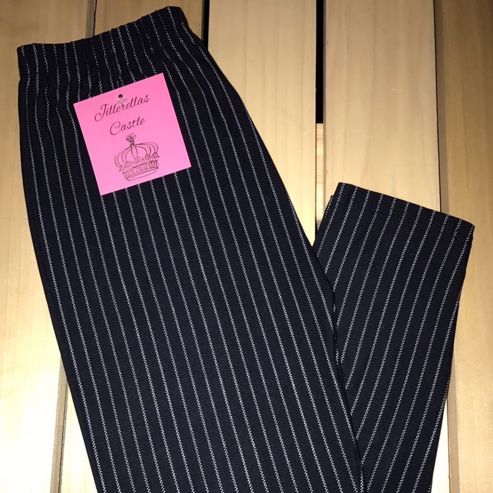 Leggings Roaring Twenties Pin Stripe One Size New