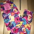 Leggings Petunias Party One Size Buttery Soft New