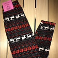 Leggings Holiday Fair Isles One Size Buttery Soft