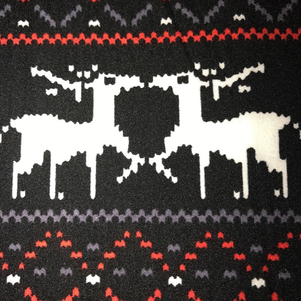 Leggings Holiday Fair Isles One Size Buttery Soft