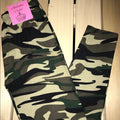 Leggings Green Camo One Size Buttery Soft New