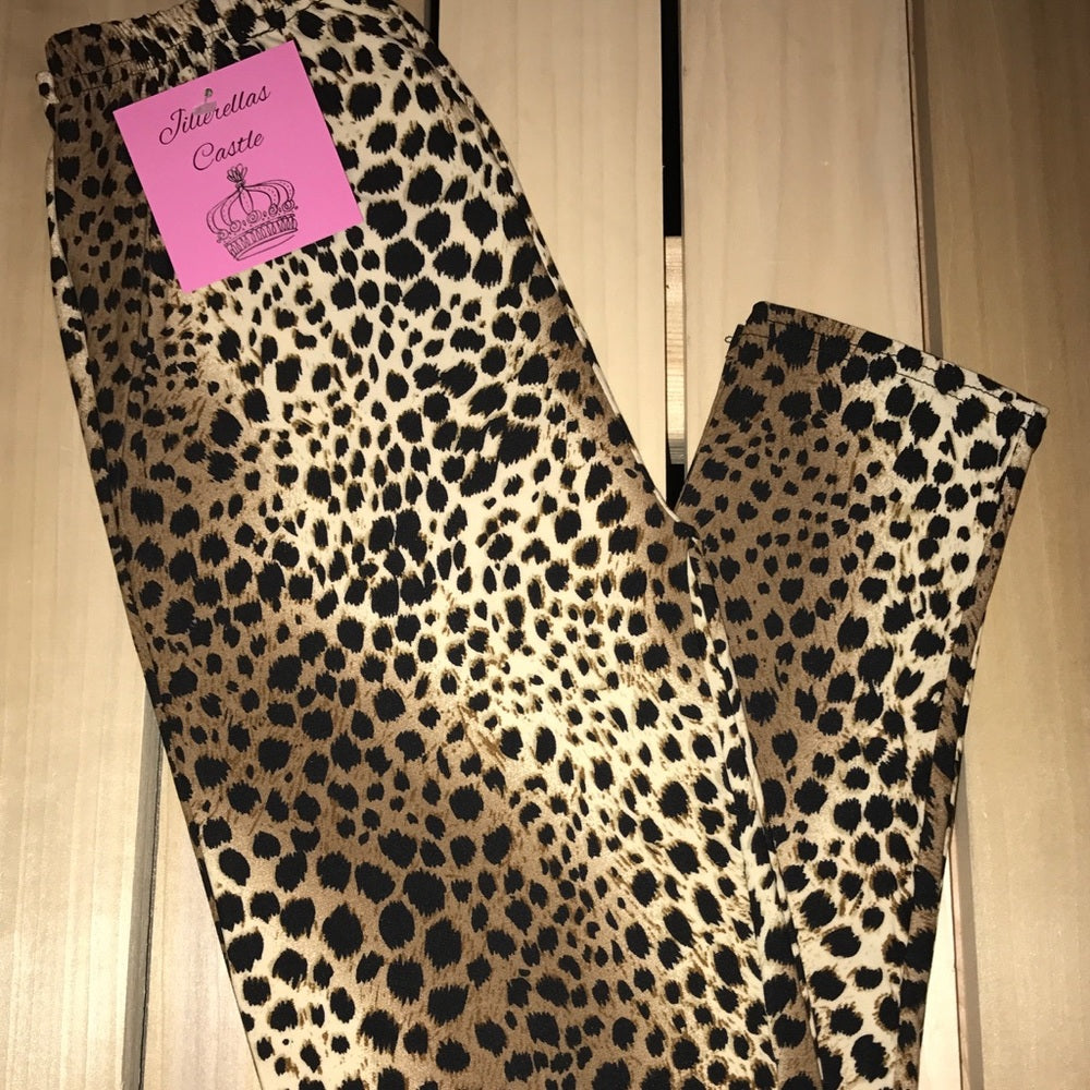 Leggings Lucky Leopard One Size Buttery Soft New