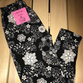 Leggings Skulls Garden Party One Size Buttery Soft