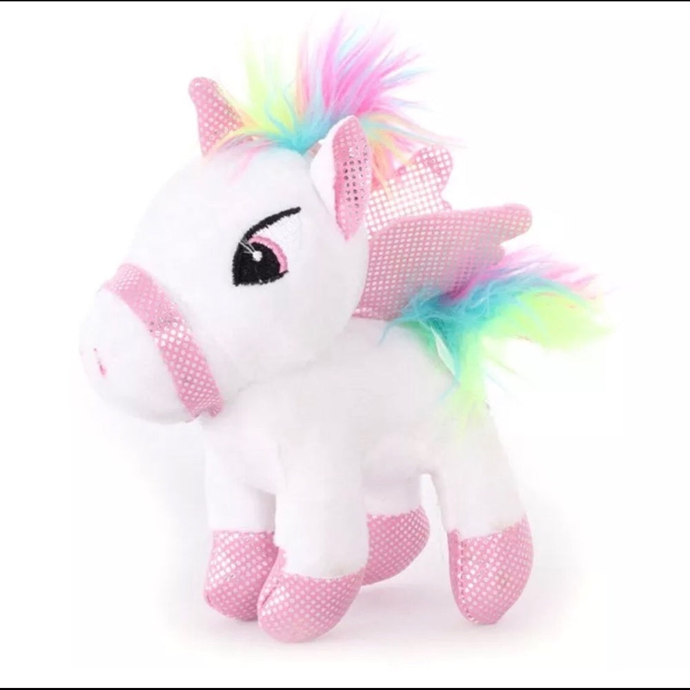 Unicorn Backpack Clip Keychain