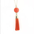 Clemson French Drop Necklace Orange Gold New NWT