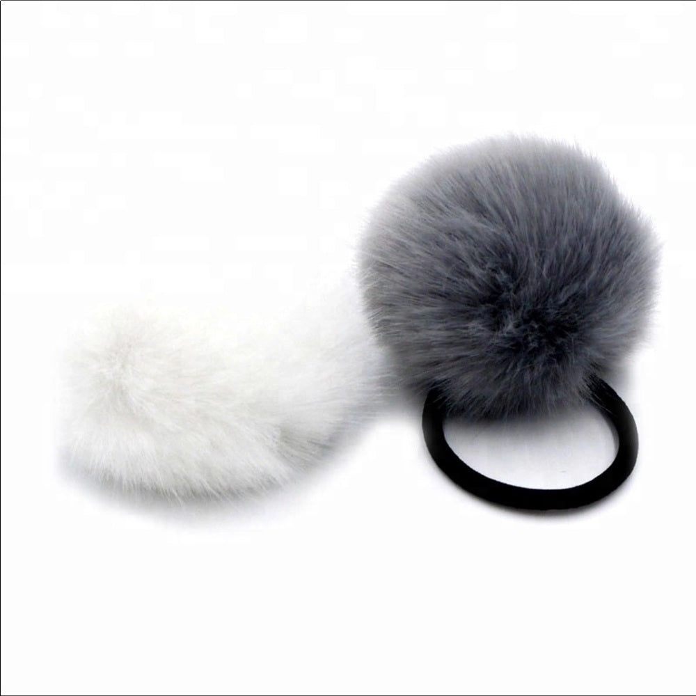 Set of 10 Pom Pom Hair Bands New With Tags