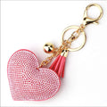 Pink Heart Purse Charm Key Chain New With Tags