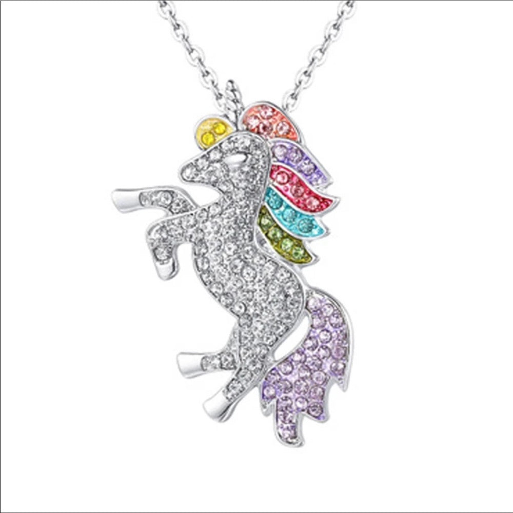 Swarovski Unicorn Necklace New With Tags NWT