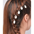 Silver Shell Hair Charms Set Of 10 New In Package