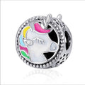 Solid Sterling Silver Magical Unicorn Bead Charm