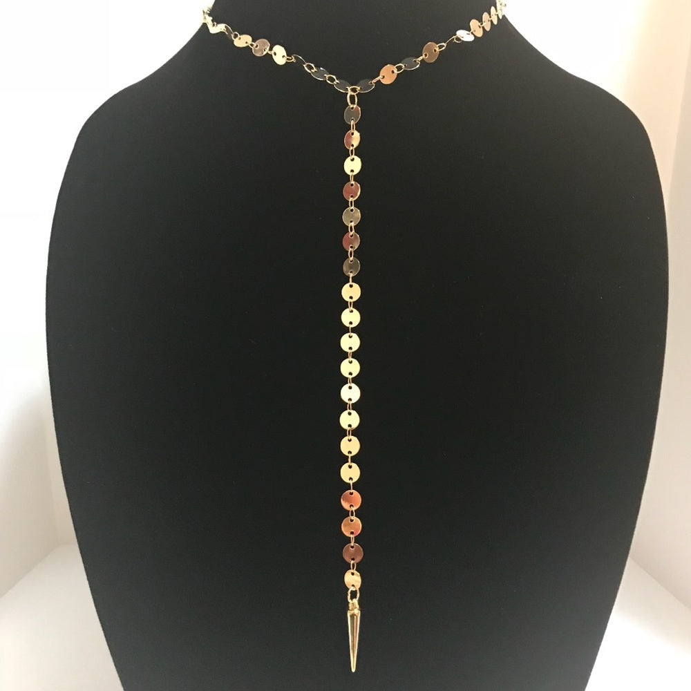 Gold Choker Chain Adjustable New With Tags
