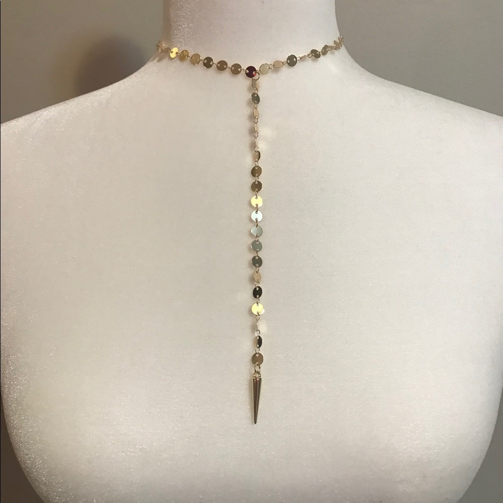 Gold Choker Chain Adjustable New With Tags