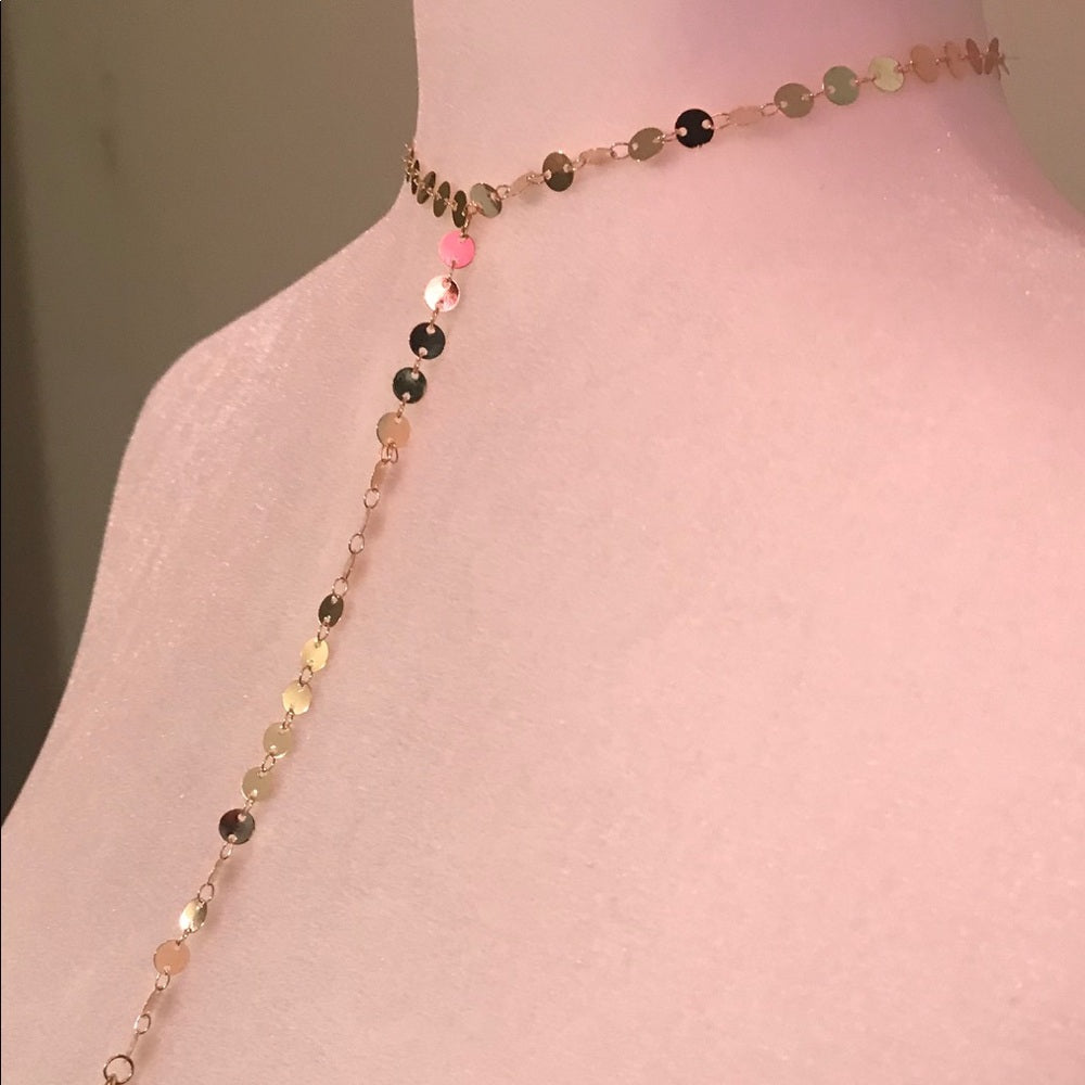 Gold Choker Chain Adjustable New With Tags