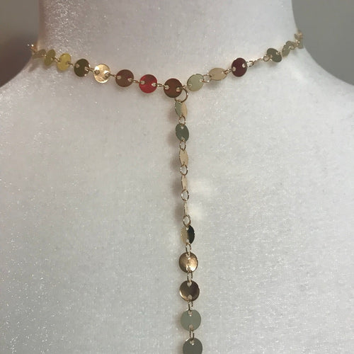 Gold Choker Chain Adjustable New With Tags
