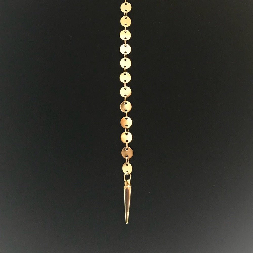 Gold Choker Chain Adjustable New With Tags