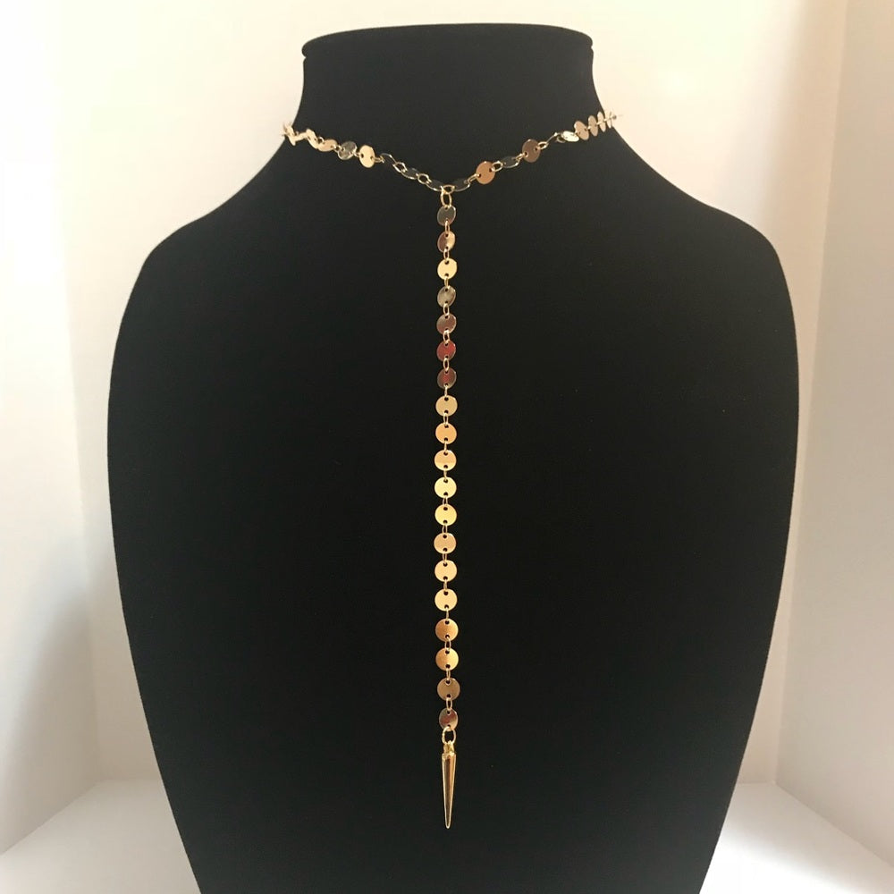 Gold Choker Chain Adjustable New With Tags