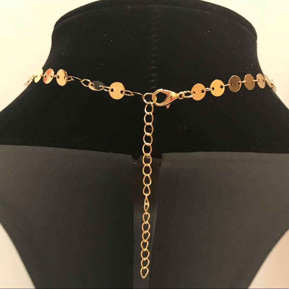 Gold Choker Chain Adjustable New With Tags