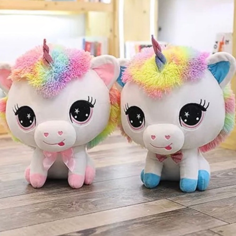 Bluesy Hooves Large Rainbow Unicorn New With Tags