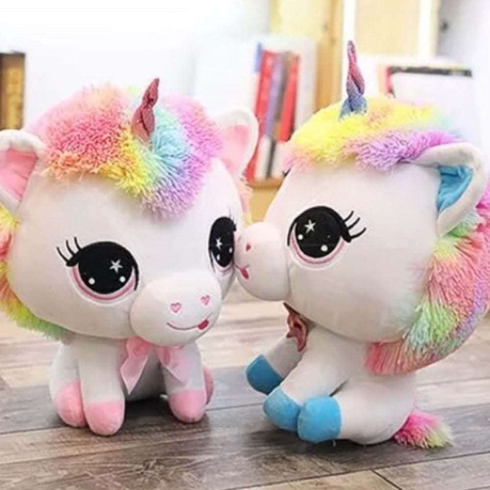 Bluesy Hooves Large Rainbow Unicorn New With Tags