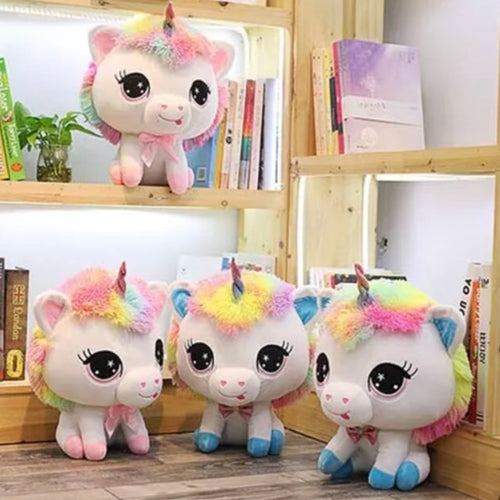 Bluesy Hooves Large Rainbow Unicorn New With Tags