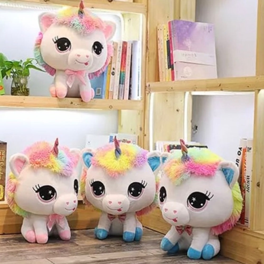 Bluesy Hooves Large Rainbow Unicorn New With Tags