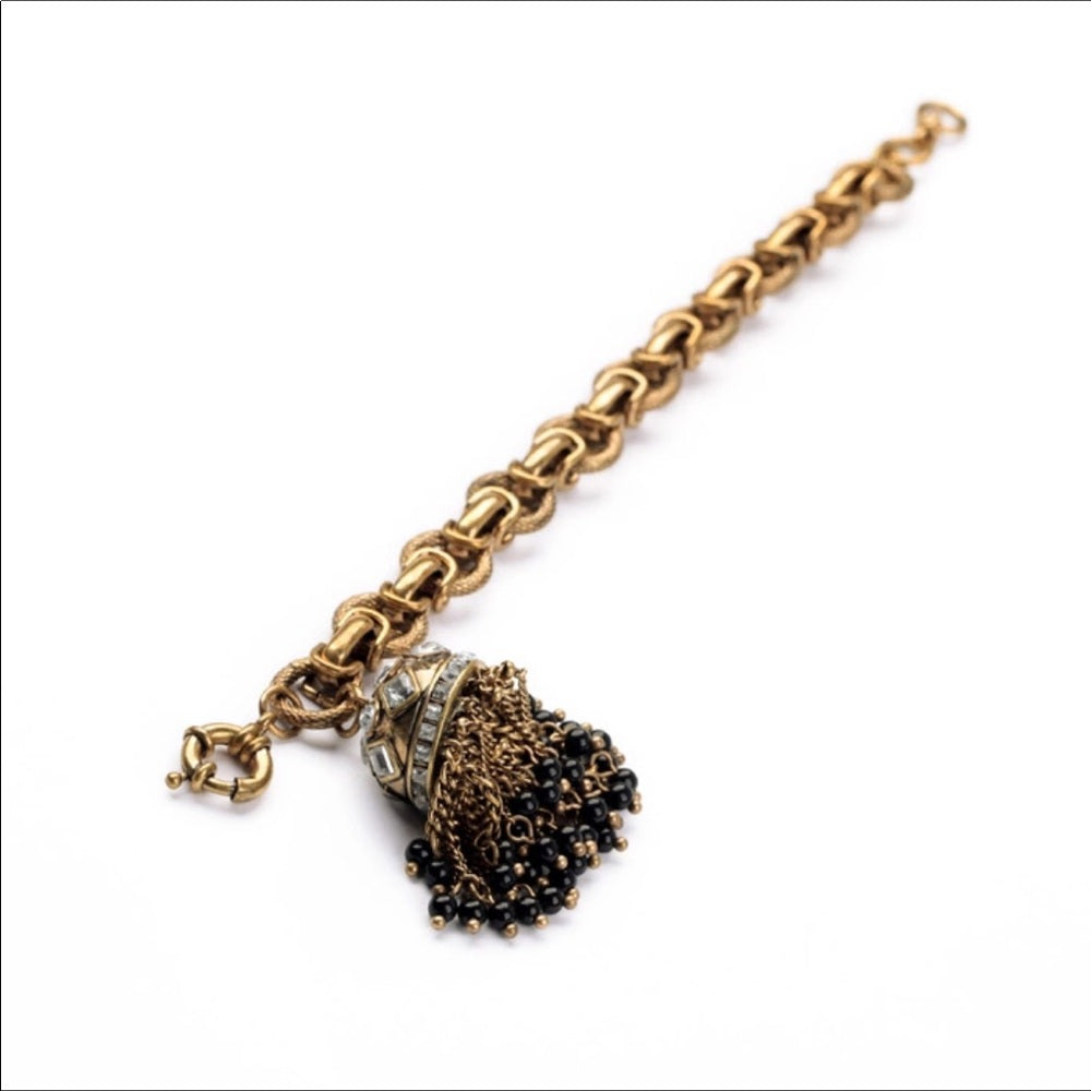 Swarovski Tassel Chain Bracelet New With Tags NWT