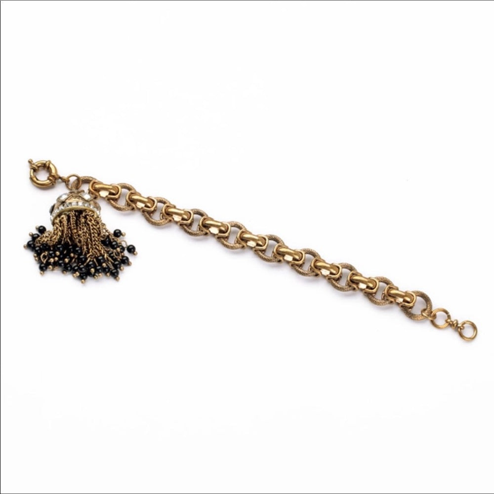 Swarovski Tassel Chain Bracelet New With Tags NWT