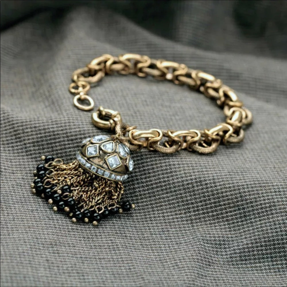 Swarovski Tassel Chain Bracelet New With Tags NWT
