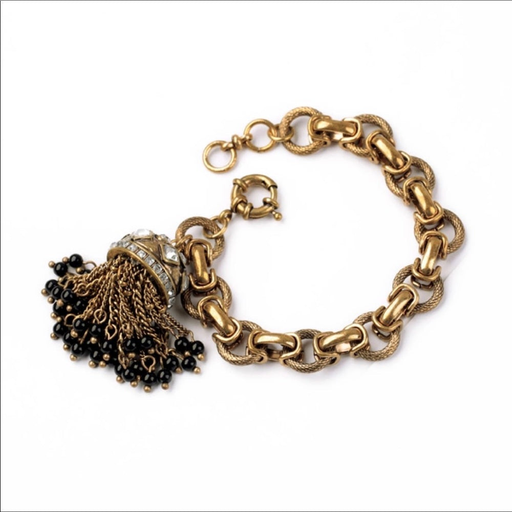 Swarovski Tassel Chain Bracelet New With Tags NWT