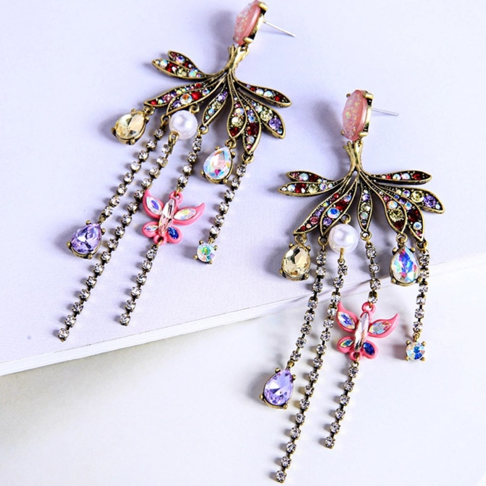 Swarovski Chandelier French Drop Earrings New NWT