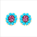 Swarovski Pink Earrings New With Tags NWT