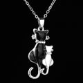 Swarovski French Kitties Necklace New With Tags