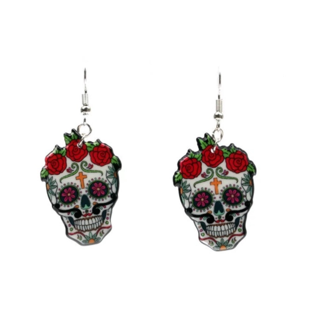 Sugar Skull Earrings New With Tags NWT