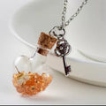 Heart Bottle Key Charm Necklace New With Tags NWT