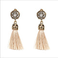 Swarovski French Tassel Earrings New With Tags